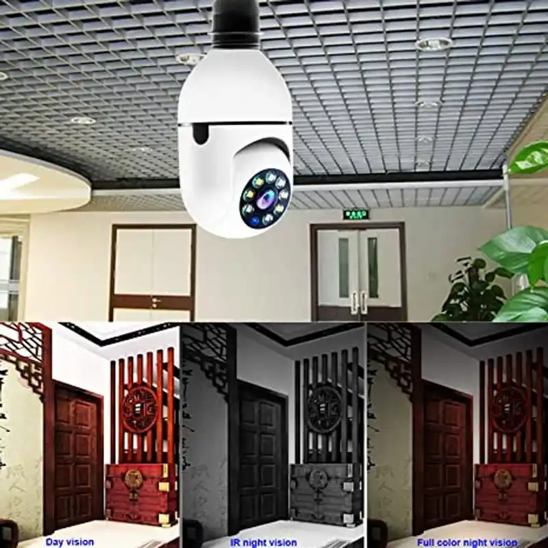 IP বাল্ব সিস্টেম 360° মুভিং ক্যামেরা