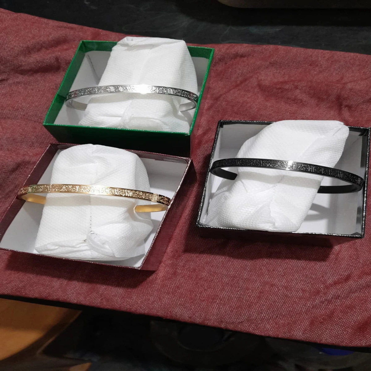 আয়াতুল কুরসি কুদরতি ব্রেসলেট – gold plated