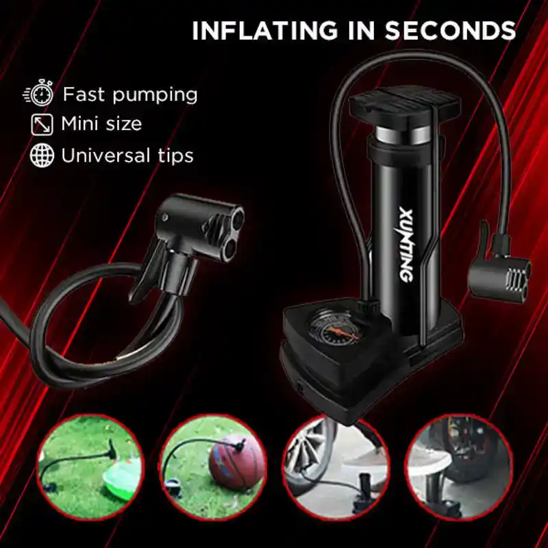 Foot Pump With Manometer,