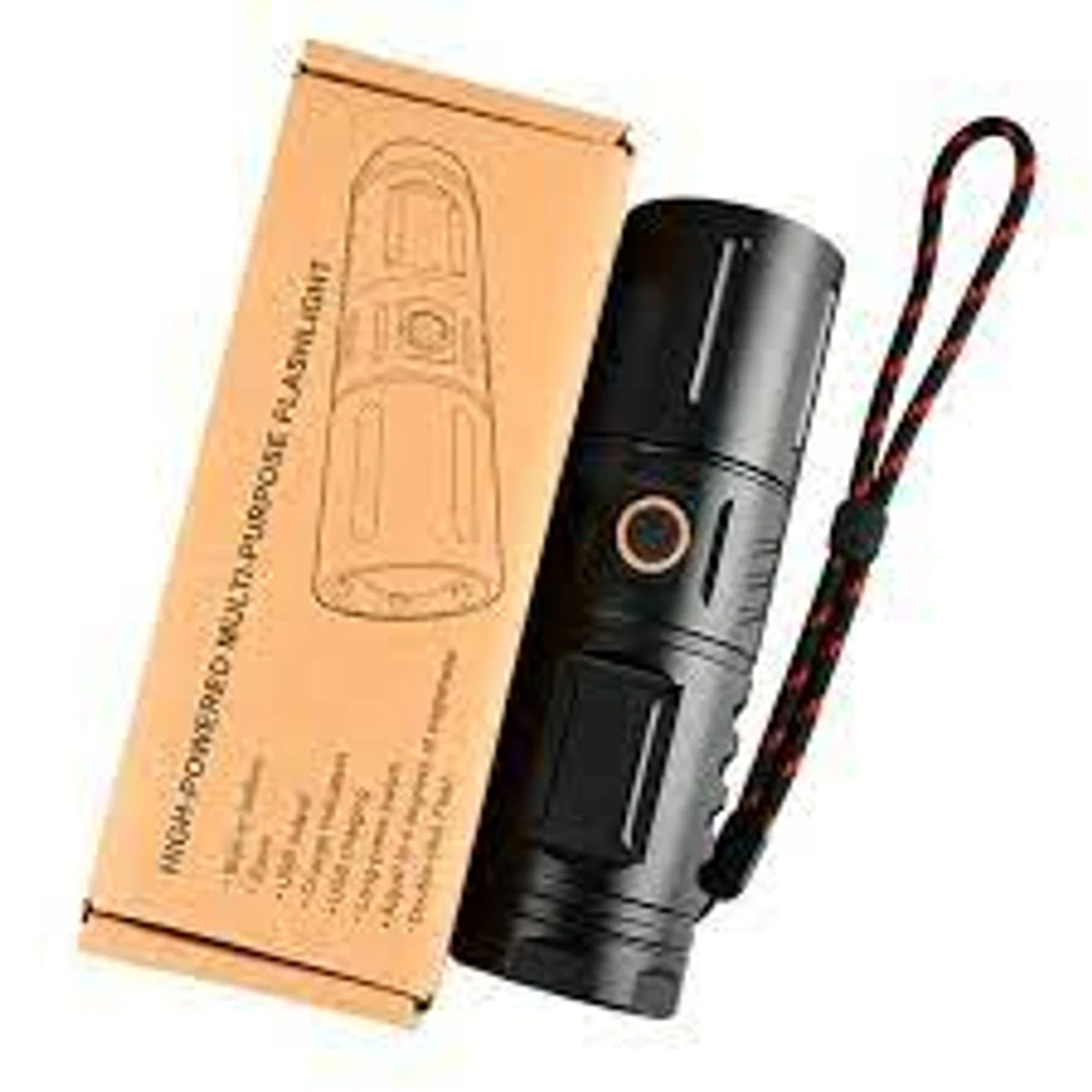 RECHARGEABLE LED TORCH LIGHT / সুপার পাওয়ার LED টর্চ লাইট উইথ পাওয়ার ব্যাংক
