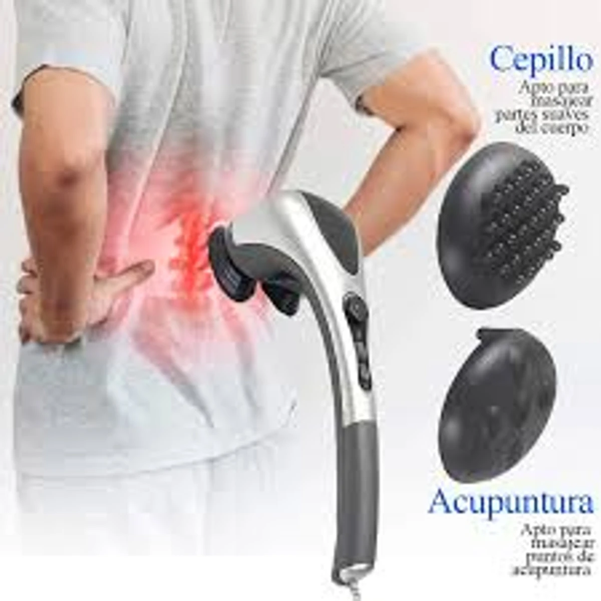 Double Heads Heating Full Body Massager