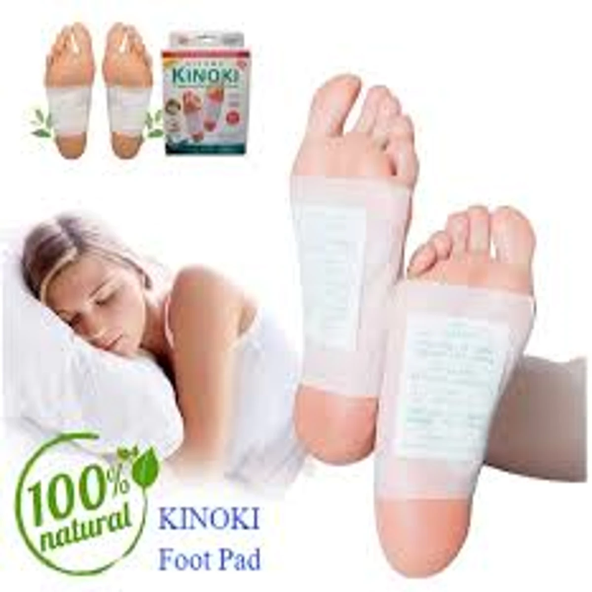Original kinoki detox foot pad 5 Packet (50 pcs Full Course)