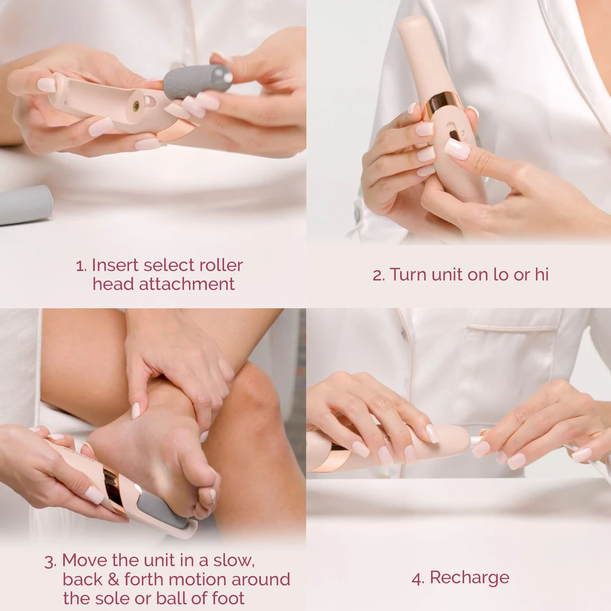 Pedi Electronic Tool File and Callus Remover Pedicure.