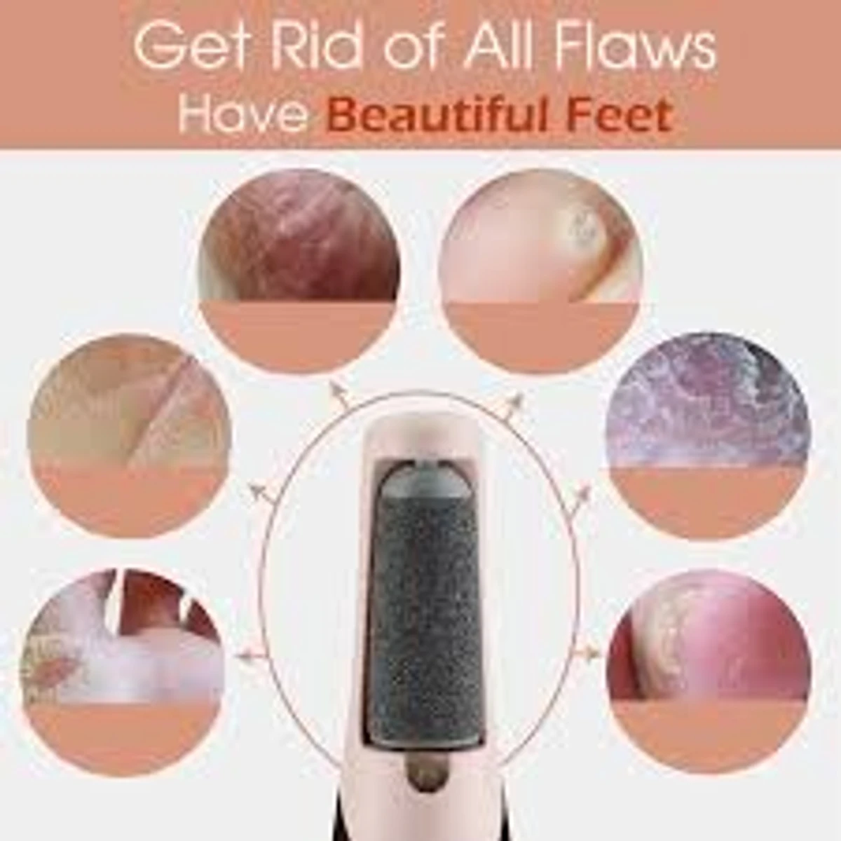Pedi Electronic Tool File and Callus Remover Pedicure.